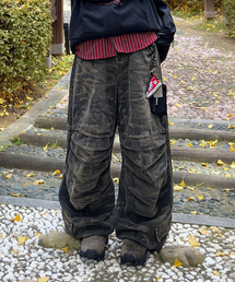 INTEMPOMOOD（インテンポムード）の「カモワイドパラシュートパンツ_カモフラージュ（その他パンツ）」