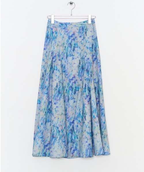 Muel Chic(ミュエルシック)の「Seren skirt セレンスカート(スカート・レディース・ブラック/オフホワイト/ブルー・SMALL/MEDIUM)」の5枚目の写真