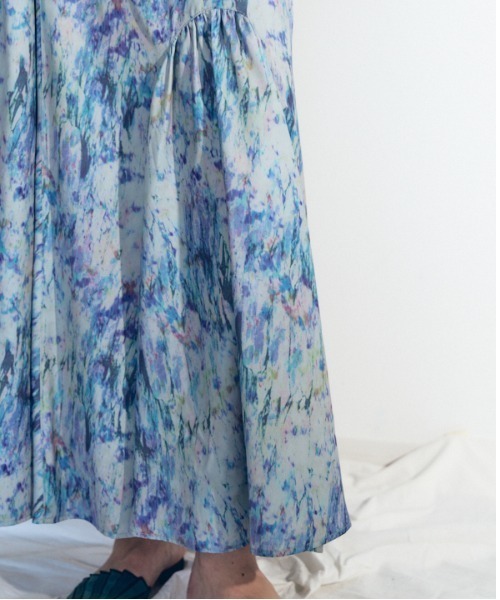 Muel Chic(ミュエルシック)の「Seren skirt セレンスカート(スカート・レディース・ブラック/オフホワイト/ブルー・SMALL/MEDIUM)」の20枚目の写真
