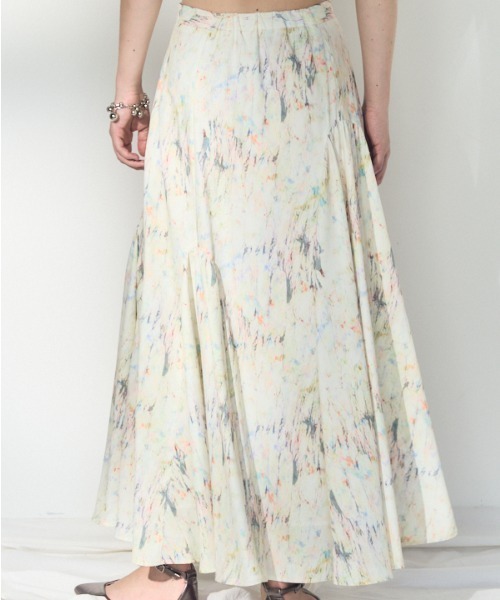 Muel Chic(ミュエルシック)の「Seren skirt セレンスカート(スカート・レディース・ブラック/オフホワイト/ブルー・SMALL/MEDIUM)」の9枚目の写真