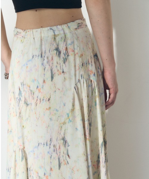 Muel Chic(ミュエルシック)の「Seren skirt セレンスカート(スカート・レディース・ブラック/オフホワイト/ブルー・SMALL/MEDIUM)」の12枚目の写真