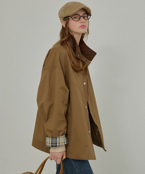 SLOWLOLLI（スローローリ）の「Mari half jacket - Brown（その他アウター・レディース・ブラウン・FREE）」の2枚目の写真