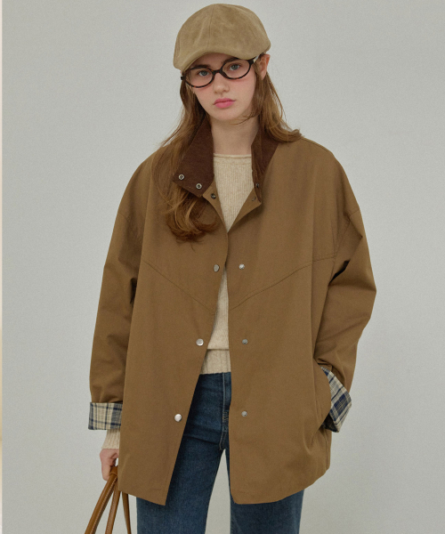 SLOWLOLLI（スローローリ）の「Mari half jacket - Brown（その他アウター・レディース・ブラウン・FREE）」の4枚目の写真
