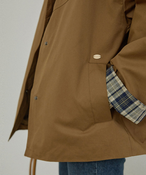 SLOWLOLLI（スローローリ）の「Mari half jacket - Brown（その他アウター・レディース・ブラウン・FREE）」の5枚目の写真