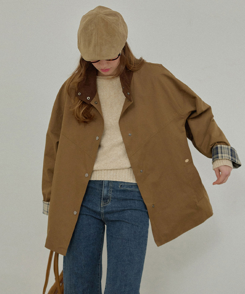 SLOWLOLLI（スローローリ）の「Mari half jacket - Brown（その他アウター・レディース・ブラウン・FREE）」の6枚目の写真