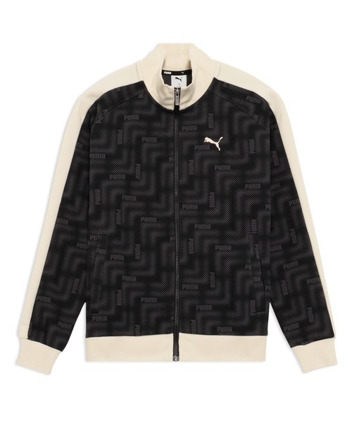 PUMA(プーマ)の「PUMA プーマ メンズ ESS エレベーテッド MX トラックジャケット(ジャージ・メンズ・ブラック/オフホワイト・X-LARGE/XX-LARGE/MEDIUM/SMALL/LARGE)」の1枚目の写真