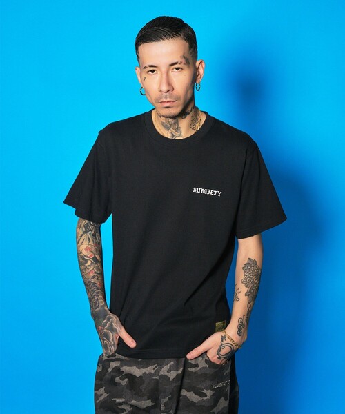 Subciety(サブサエティ)の「Flower praying hands tee(Tシャツ/カットソー・メンズ・ブラック/サンドベージュ/ホワイト・SMALL/MEDIUM/LARGE/X-LARGE/XX-LARGE)」の21枚目の写真
