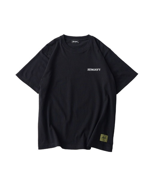 Subciety(サブサエティ)の「Flower praying hands tee(Tシャツ/カットソー・メンズ・ブラック/サンドベージュ/ホワイト・SMALL/MEDIUM/LARGE/X-LARGE/XX-LARGE)」の6枚目の写真