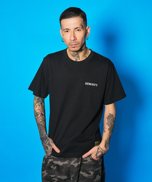 Subciety(サブサエティ)の「Flower praying hands tee(Tシャツ/カットソー・メンズ・ブラック/サンドベージュ/ホワイト・SMALL/MEDIUM/LARGE/X-LARGE/XX-LARGE)」の10枚目の写真