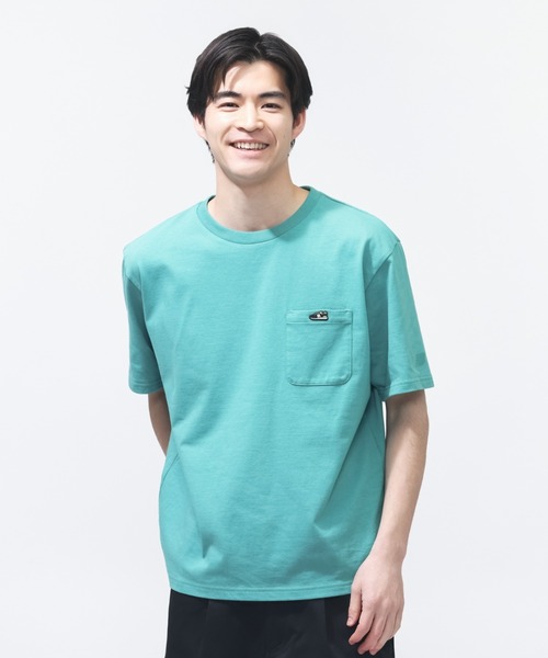 NEW BALANCE(ニューバランス)の「【別注】ニューバランス New Balance シューパッチリラックスTシャツ 限定コラボ(Tシャツ/カットソー・メンズ・グレー/エメラルド/ブラック/ホワイト・M/L/LL/S)」の4枚目の写真