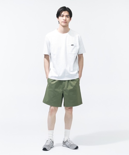 NEW BALANCE(ニューバランス)の「【別注】ニューバランス New Balance シューパッチリラックスTシャツ 限定コラボ(Tシャツ/カットソー・メンズ・グレー/エメラルド/ブラック/ホワイト・M/L/LL/S)」の9枚目の写真