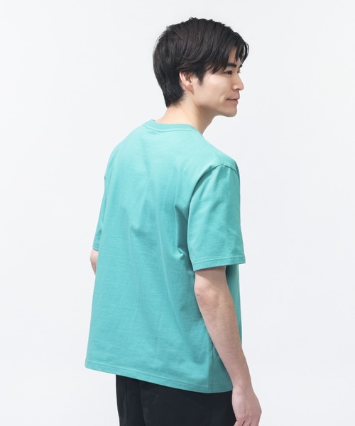 NEW BALANCE(ニューバランス)の「【別注】ニューバランス New Balance シューパッチリラックスTシャツ 限定コラボ(Tシャツ/カットソー・メンズ・グレー/エメラルド/ブラック/ホワイト・M/L/LL/S)」の15枚目の写真
