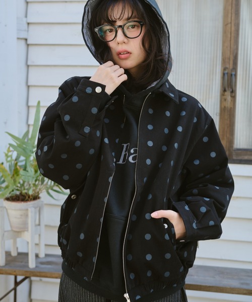 BROKEN BASE(ブロークンベース)の「Cotton Swing Top Jacket / コットンスイングトップ(ブルゾン・メンズ・ネイビー/ブラック・MEDIUM/LARGE)」の7枚目の写真