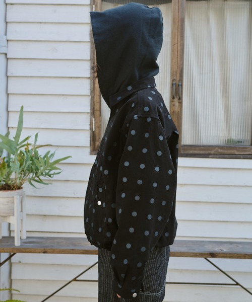 BROKEN BASE(ブロークンベース)の「Cotton Swing Top Jacket / コットンスイングトップ(ブルゾン・メンズ・ネイビー/ブラック・MEDIUM/LARGE)」の20枚目の写真