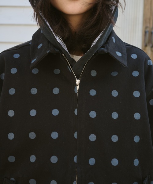 BROKEN BASE(ブロークンベース)の「Cotton Swing Top Jacket / コットンスイングトップ(ブルゾン・メンズ・ネイビー/ブラック・MEDIUM/LARGE)」の22枚目の写真