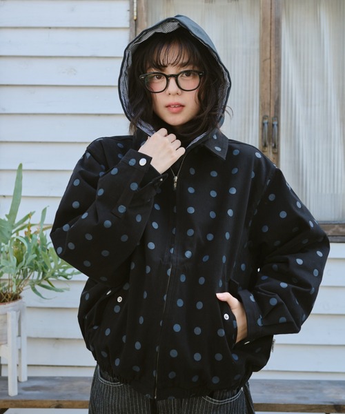 BROKEN BASE(ブロークンベース)の「Cotton Swing Top Jacket / コットンスイングトップ(ブルゾン・メンズ・ネイビー/ブラック・MEDIUM/LARGE)」の11枚目の写真
