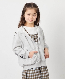 a.v.v（アーヴェヴェ）の「[120-160]レースアップパーカー（パーカー）」