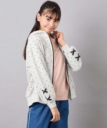 a.v.v（アーヴェヴェ）の「[120-160]レースアップパーカー（パーカー）」