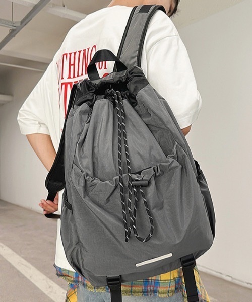 Teem Store(チームストア)の「大容量 アウトポケットバックパック(バックパック/リュック・レディース・グリーン/ブラック/グレー・F)」の13枚目の写真