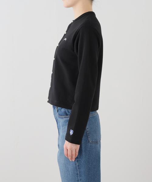 ORCIVAL(オーシバル)の「ORCIVAL/オーシバル スナップカーディガン OR-C0435(Tシャツ/カットソー・レディース・アイボリー/ブラック・FREE)」の3枚目の写真