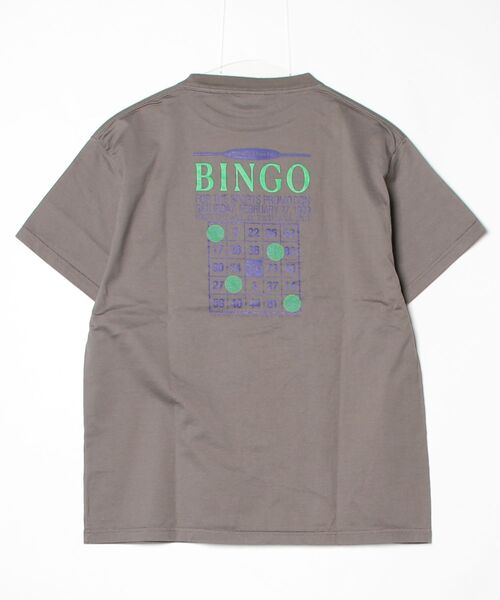 THE SHINZONE（ザ　シンゾーン）の「BINGO TEE 26SMSCU13（Tシャツ/カットソー・レディース・グリーン/ホワイト/グレー・FREE）」の4枚目の写真