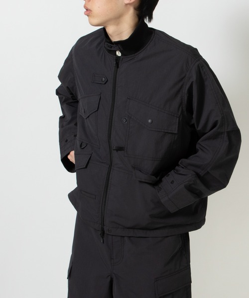 DAIWA PIER39(ダイワピア39)の「TECH MIL MECHANICS JACKET(ミリタリージャケット・メンズ・ブラック/グレー・X-LARGE/LARGE/MEDIUM/SMALL)」の3枚目の写真