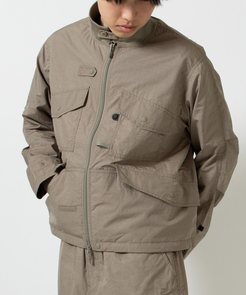 DAIWA PIER39(ダイワピア39)の「TECH MIL MECHANICS JACKET(ミリタリージャケット・メンズ・ブラック/グレー・X-LARGE/LARGE/MEDIUM/SMALL)」の4枚目の写真