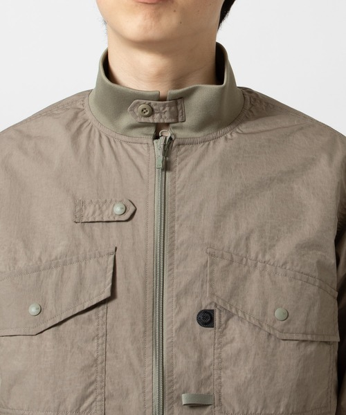 DAIWA PIER39(ダイワピア39)の「TECH MIL MECHANICS JACKET(ミリタリージャケット・メンズ・ブラック/グレー・X-LARGE/LARGE/MEDIUM/SMALL)」の7枚目の写真