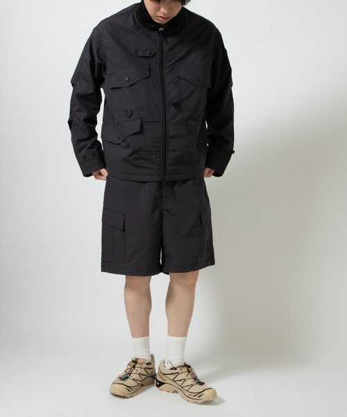 DAIWA PIER39(ダイワピア39)の「TECH MIL MECHANICS JACKET(ミリタリージャケット・メンズ・ブラック/グレー・X-LARGE/LARGE/MEDIUM/SMALL)」の10枚目の写真