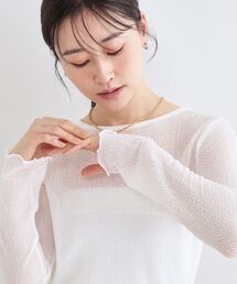 OPAQUE.CLIP | ラッセルレーストップス【洗濯機OK】(Tシャツ/カットソー)