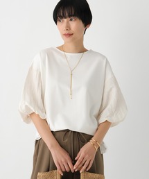 Elura | ドレスアップ袖コンプルオーバー/643321(Tシャツ/カットソー)