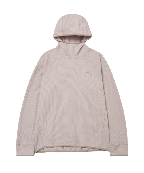 PHYPS MOTORCYCLE(フィップスモーターサイクル)の「H-Tech Waffle Back Pocket Hooded Long Sleeve Beige(Tシャツ/カットソー・レディース・その他・X-LARGE/SMALL/MEDIUM/LARGE)」の2枚目の写真