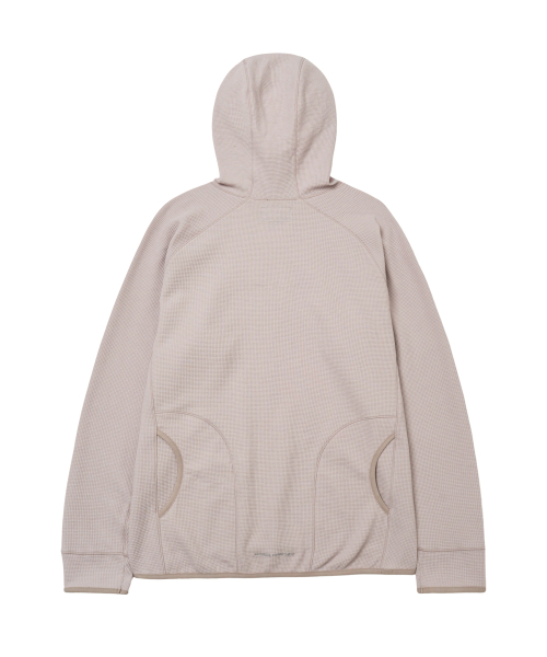 PHYPS MOTORCYCLE(フィップスモーターサイクル)の「H-Tech Waffle Back Pocket Hooded Long Sleeve Beige(Tシャツ/カットソー・レディース・その他・X-LARGE/SMALL/MEDIUM/LARGE)」の3枚目の写真