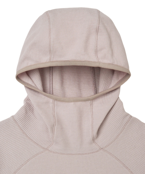 PHYPS MOTORCYCLE(フィップスモーターサイクル)の「H-Tech Waffle Back Pocket Hooded Long Sleeve Beige(Tシャツ/カットソー・レディース・その他・X-LARGE/SMALL/MEDIUM/LARGE)」の4枚目の写真