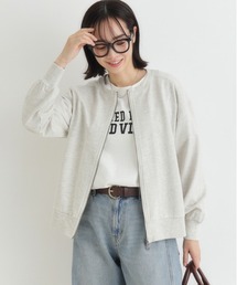 Right-on（ライトオン）の「【HONEYSUCKLE ROSE】サマスウェ ジップカーディガン (極薄素材 / ダブルジップ / リラックス感)（パーカー）」