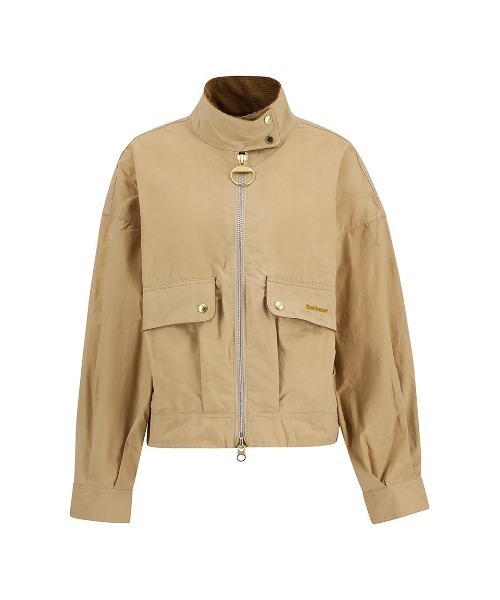 Barbour(バブアー)の「Blackthorn ショート丈カジュアルジャケット(ブルゾン・レディース・ベージュ/ネイビー・8/10)」の8枚目の写真