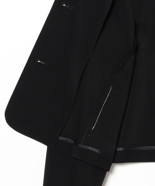 Demi-Luxe BEAMS(デミルクス ビームス)の「【8/6値下げ】クロップド クルーネック ジャケット(その他アウター・レディース・ブラック/ベージュ・36/38)」の14枚目の写真