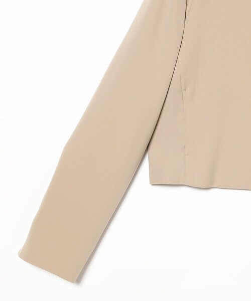 Demi-Luxe BEAMS(デミルクス ビームス)の「【8/6値下げ】クロップド クルーネック ジャケット(その他アウター・レディース・ブラック/ベージュ・36/38)」の19枚目の写真
