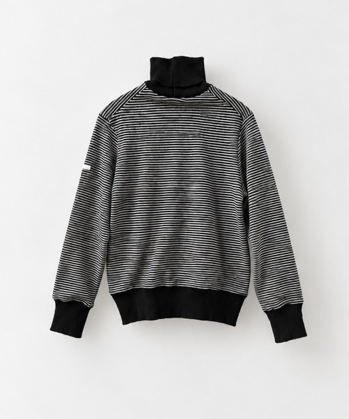 CANAL JEAN(キャナルジーン)の「PICCADILLY ファインボーダージャージータートルネックロンT(Tシャツ/カットソー・レディース・ブラック系その他・ONE SIZE)」の2枚目の写真