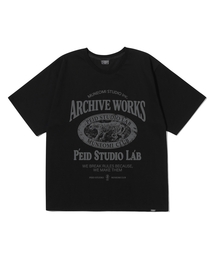 PEID（ペイド）の「PD タイガーワークス 半袖Tシャツ ブラック（Tシャツ/カットソー）」