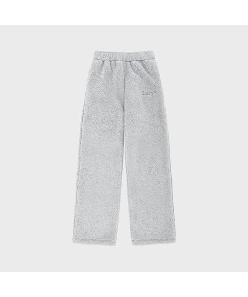 LAZYZ（レイジジ）の「コージーファジーオーバーサイズフリースパンツ（3色）（その他パンツ・レディース・スカイブルー/ライトグレー/ブラック・MEDIUM/SMALL）」の3枚目の写真