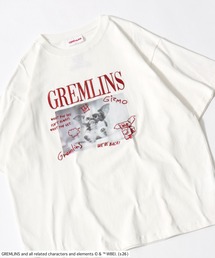 GREMLINS(グレムリン)GIZMO ギズモ フォトプリント&刺繍 サガラ刺繍 バックプリント ビッグシルエットTシャツ/ユニセックス