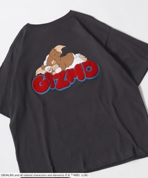 GREMLINS(グレムリン)GIZMO ギズモ フォトプリント&刺繍 サガラ刺繍 バックプリント ビッグシルエットTシャツ/ユニセックス
