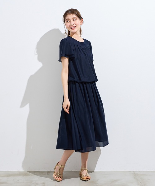 Rose Tiara(ローズティアラ)の「【セットアップ対応】バルーンヘムカットソー(Tシャツ/カットソー・レディース・ネイビー/グリーン/ブラウン・42/46/38)」の16枚目の写真
