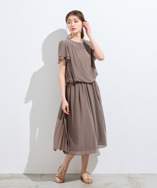 Rose Tiara(ローズティアラ)の「【セットアップ対応】バルーンヘムカットソー(Tシャツ/カットソー・レディース・ネイビー/グリーン/ブラウン・42/46/38)」の20枚目の写真