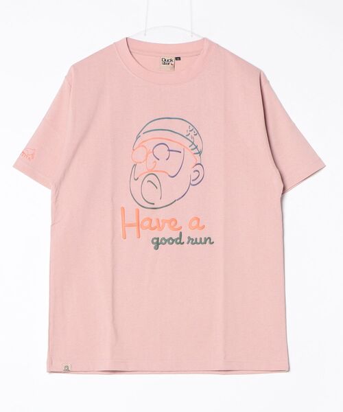 FREDY MAC（フレディーマック）の「DUC T/C度詰め天竺Have a goog TEE（Tシャツ/カットソー・メンズ・アイボリー/サーモンピンク/ミント・M/L）」の3枚目の写真