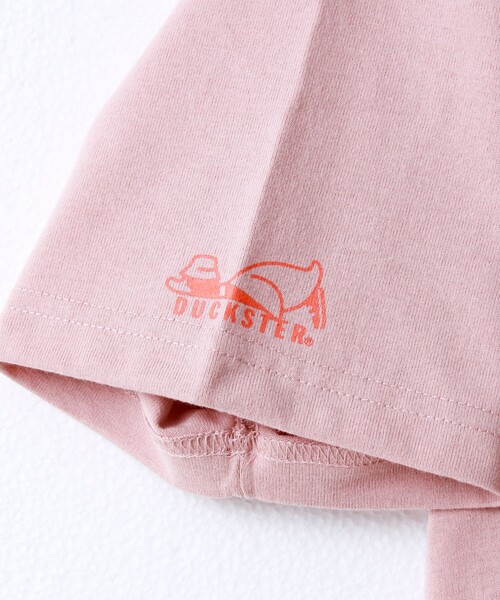 Duckster(ダックスター)の「【Duckster/ダックスター】T/C度詰め天竺Have a goog TEE(Tシャツ/カットソー・メンズ・アイボリー/サーモンピンク/ミント・M/L)」の5枚目の写真