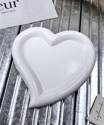 E.M.A.N.O.N（エマノン）の「【E.M.A.N.O.N】【456817】ハート型小物置きプレート(RO)（インテリア雑貨）」