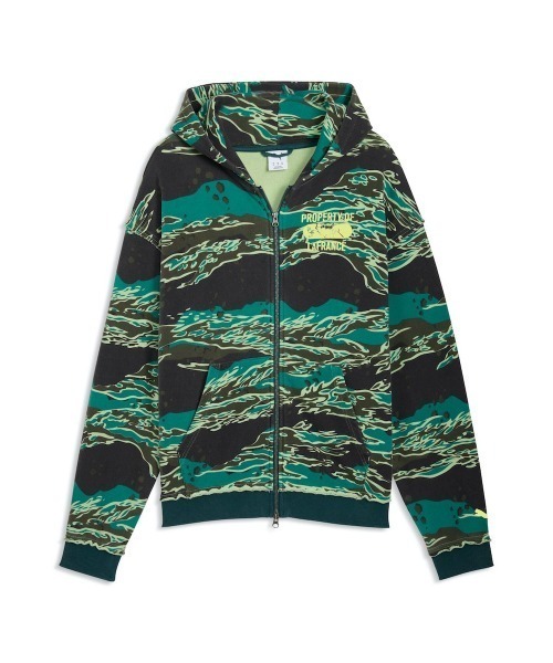 PUMA(プーマ)の「PUMA LAFRANCE SUPPLY FULL ZIP HOODI(プーマ ラフランス サプライ フルジップ フーディ)(パーカー・メンズ・グリーン系・SMALL/MEDIUM/LARGE/X-LARGE/XX-LARGE)」の7枚目の写真