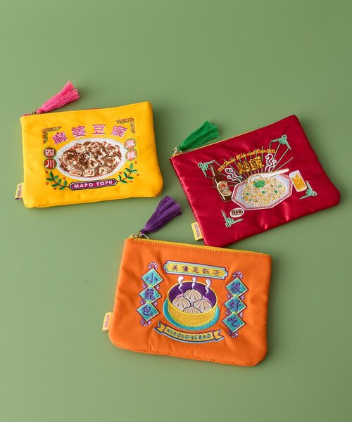 BIRTHDAY BAR（バースデイバー）の「【MYUUA】フラットポーチ（ポーチ・レディース・イエロー/レッド/オレンジ・0）」の4枚目の写真